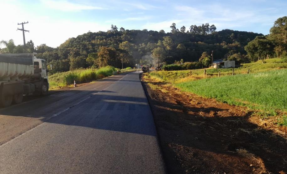 PR-884 conservação entre Marmeleiro e Resnascença