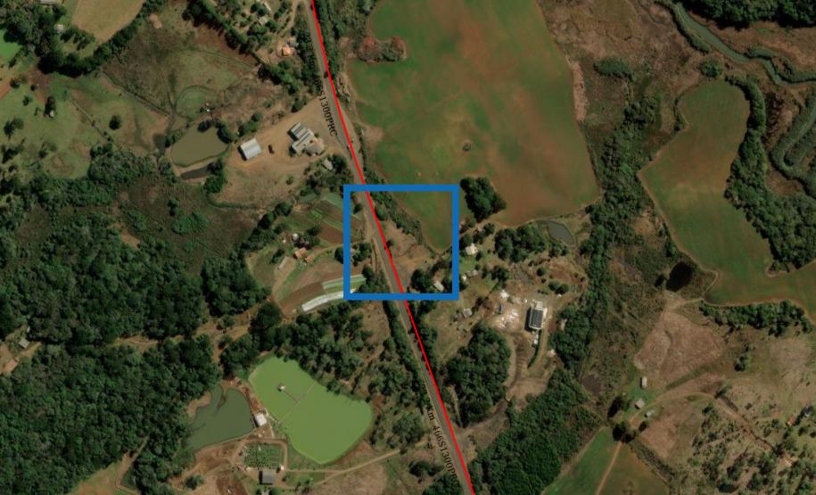 PRC-466 entre Turvo e Palmeirinha - local da detonação