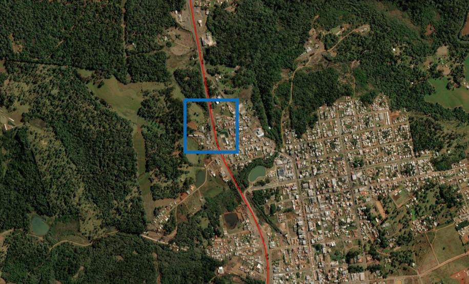 PRC-466 em Turvo - local da detonação de rochas