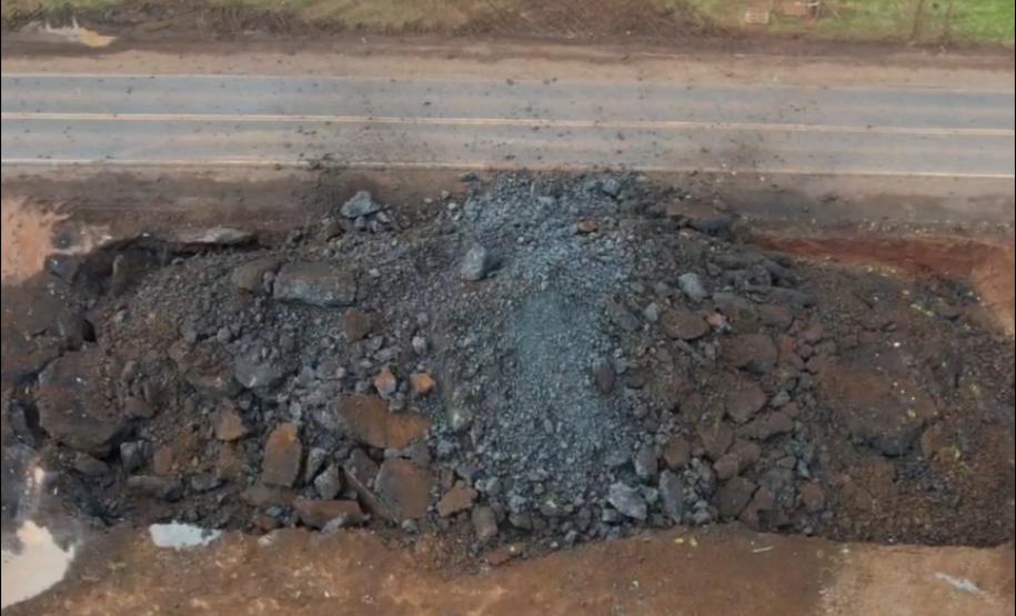 PRC-466 detonação de rochas em Turvo
