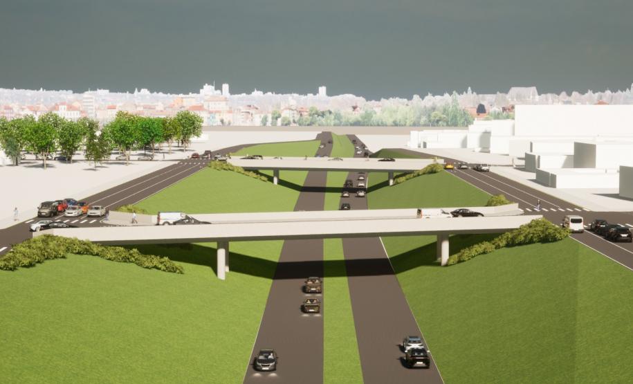 Anteprojeto do Viaduto do Orleans