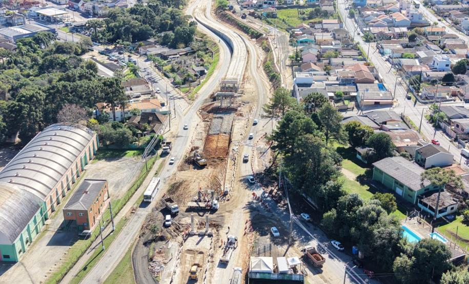 PR-151 novo viaduto em Palmeira
