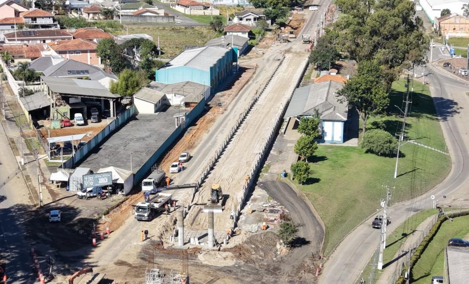 PR-151 novo viaduto em Palmeira