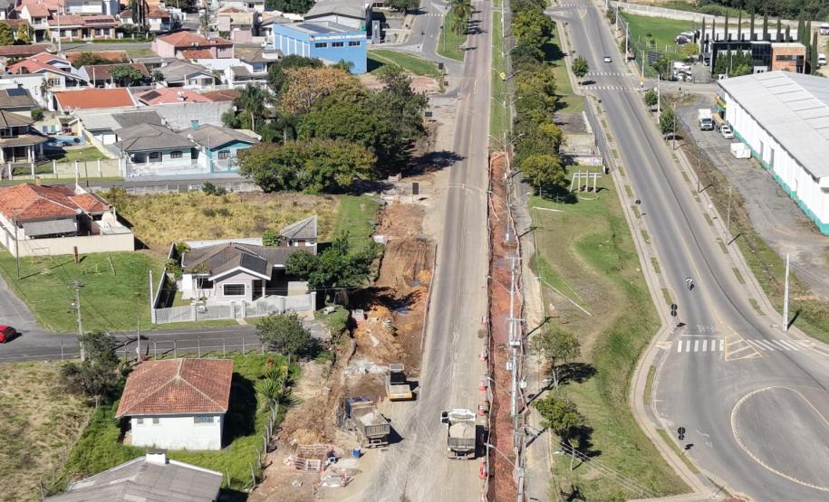 PR-151 novo viaduto em Palmeira