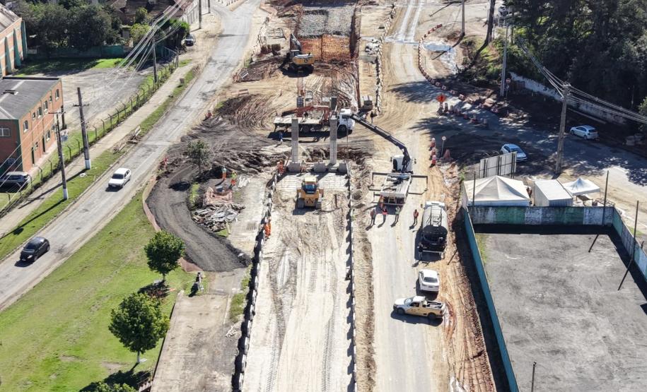 PR-151 novo viaduto em Palmeira