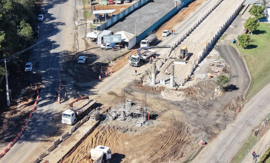 PR-151 novo viaduto em Palmeira
