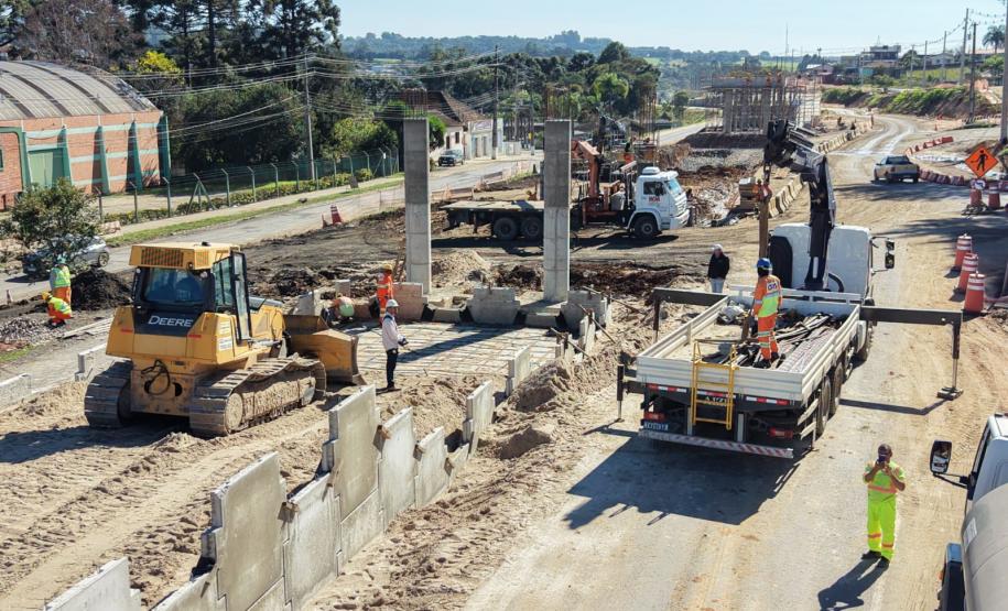 PR-151 novo viaduto em Palmeira