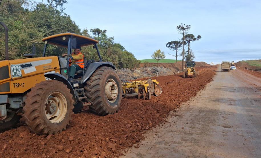 PR-160 pavimentação entre Imbaú e Reserva