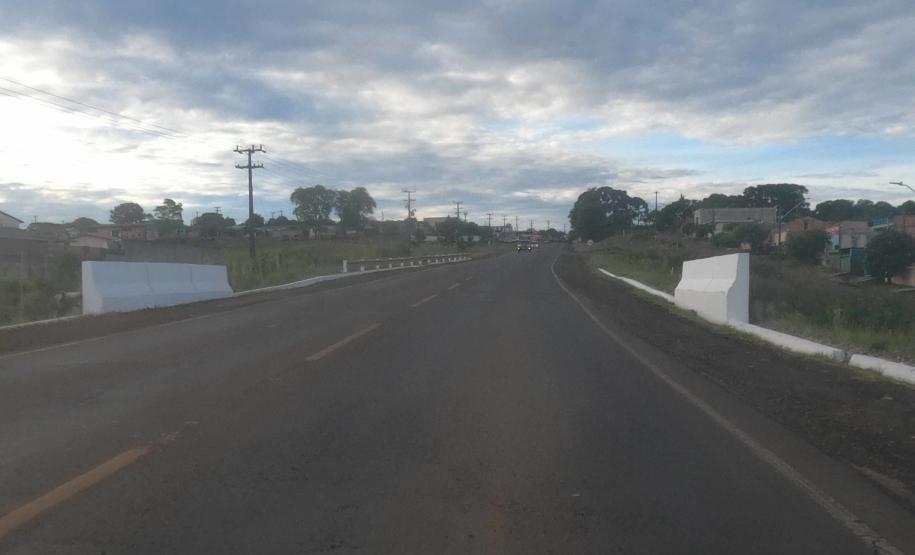 PR-170 em Guarapuava - viaduto da ferrovia