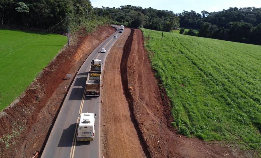 PR-180 e PR-281 obras de ampliação de capacidade e restauração entre Francisco Beltrão e Dois Vizinhos