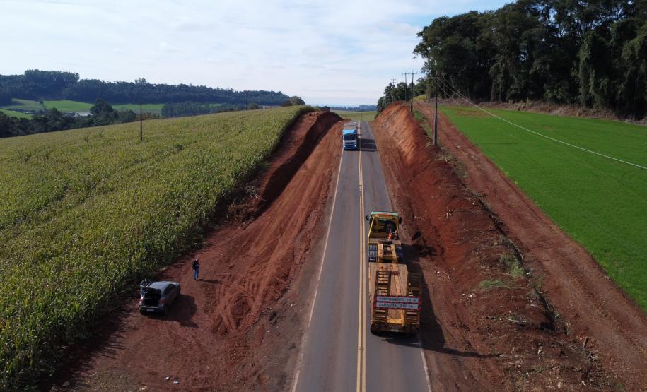 PR-180 e PR-281 obras de ampliação de capacidade e restauração entre Francisco Beltrão e Dois Vizinhos