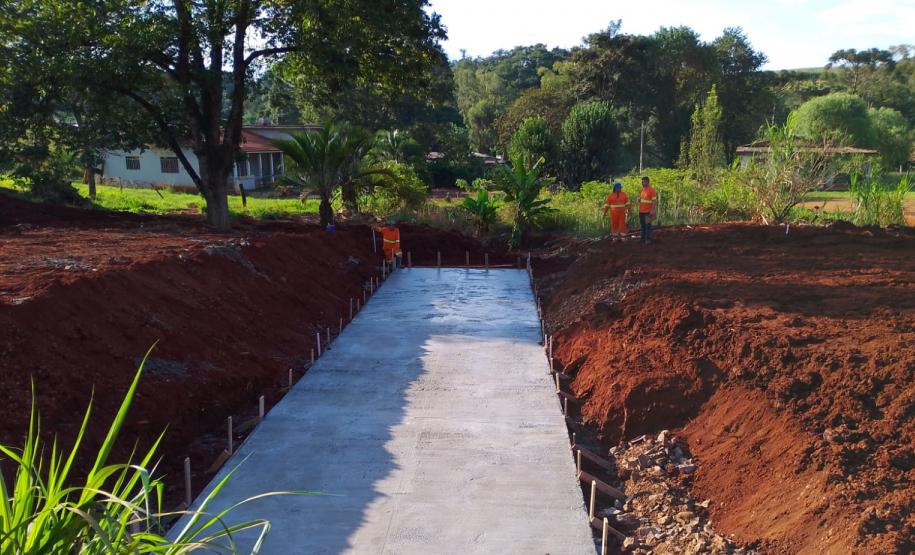 PR-239 pavimentação entre Mato Rico e Roncador - sistema de drenagem de águas
