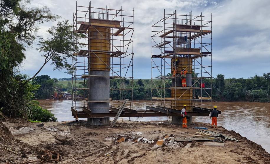 PR-498 nova ponte sobre o Rio Ivaí entre São Carlos do Ivaí e Japurá