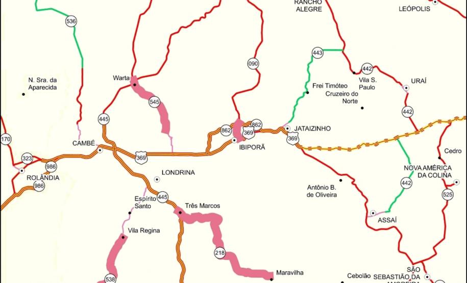 Mapa do Lote 15 do ProMAC