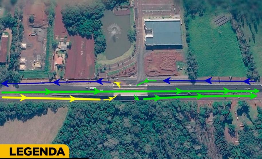 BR-469 croqui liberação de tráfego