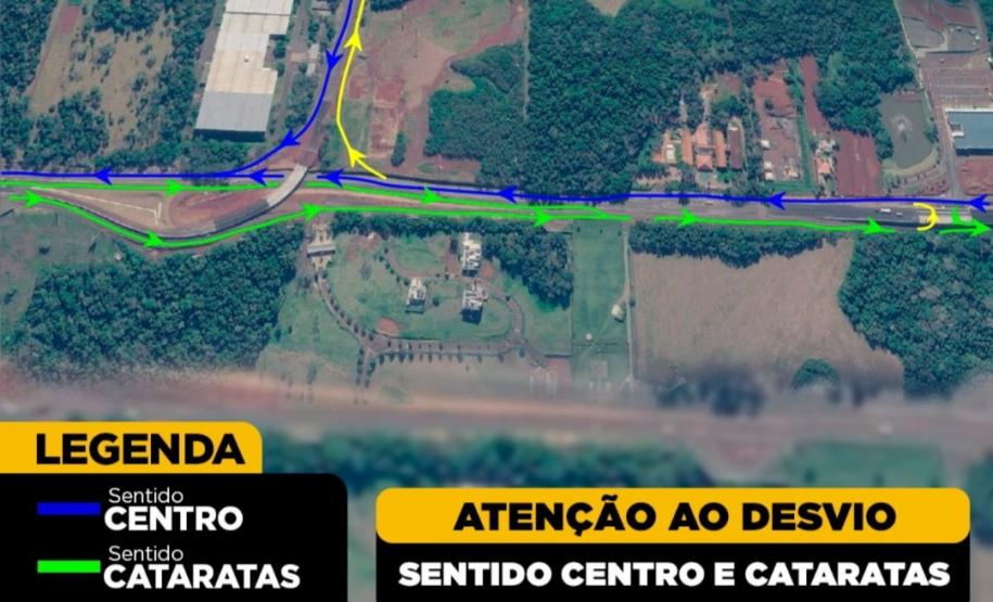 Desvio de tráfego na BR-469