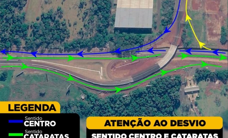 Desvio de tráfego na BR-469