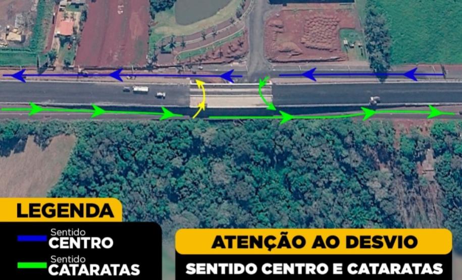 Desvio de tráfego na BR-469