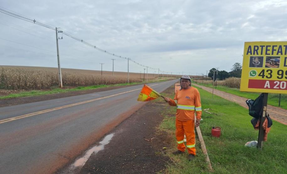 Rodovia entre Bela Vista do Paraíso e Alvorada do Sul tem tráfego em sistema pare-e-siga