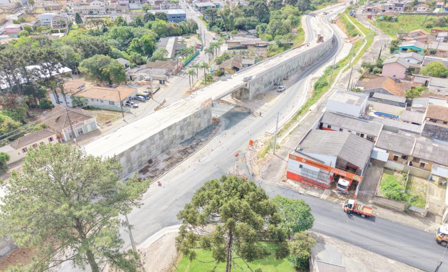PR-151 novo viaduto em Palmeira
