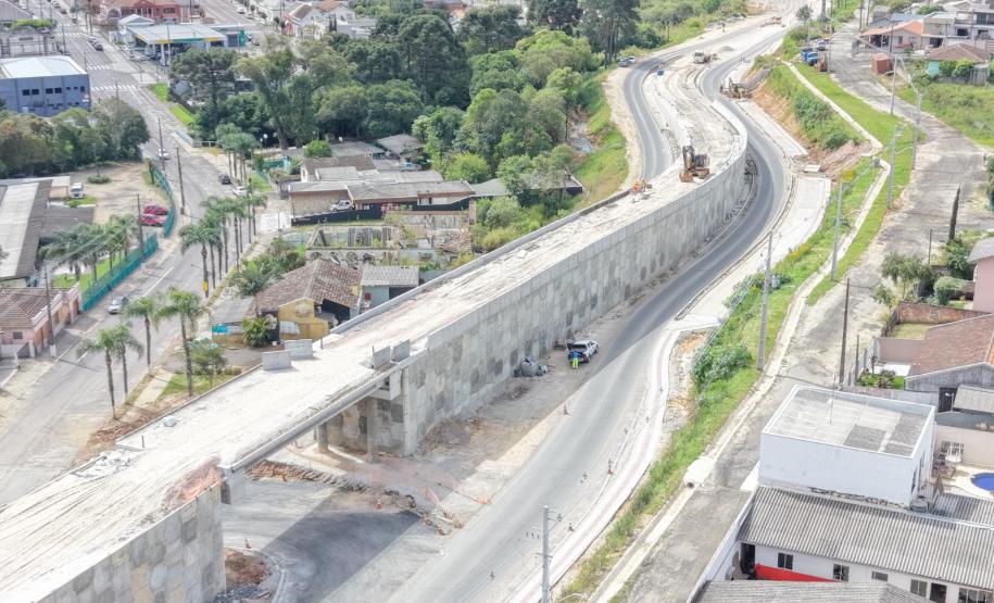 PR-151 novo viaduto em Palmeira