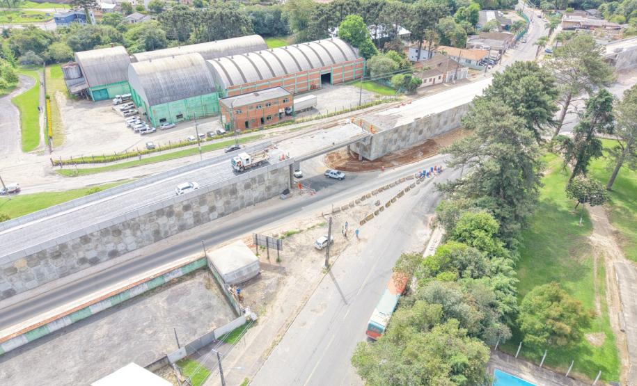 PR-151 novo viaduto em Palmeira