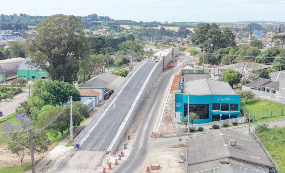 PR-151 novo viaduto em Palmeira