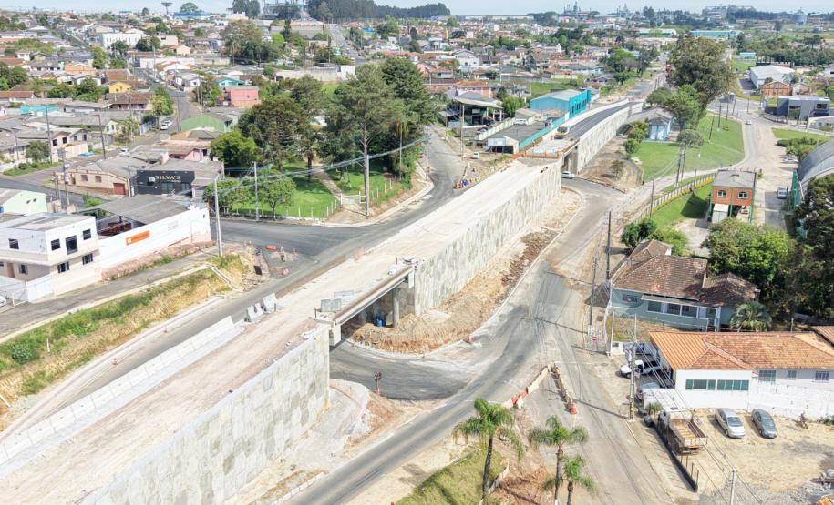 PR-151 novo viaduto em Palmeira