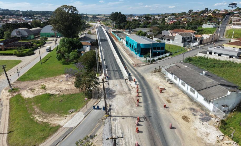 PR-151 novo viaduto em Palmeira