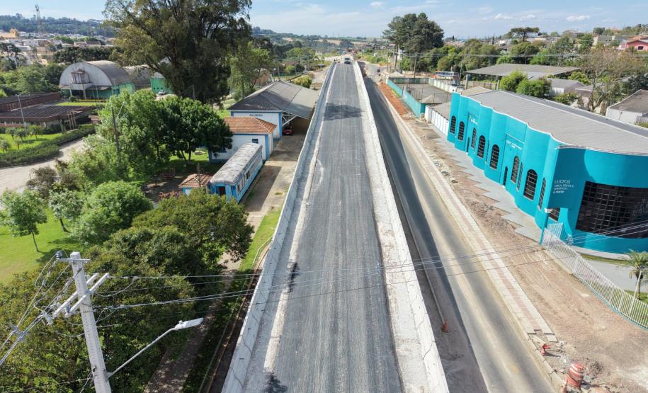 PR-151 novo viaduto em Palmeira