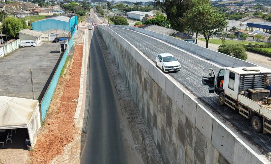 PR-151 novo viaduto em Palmeira