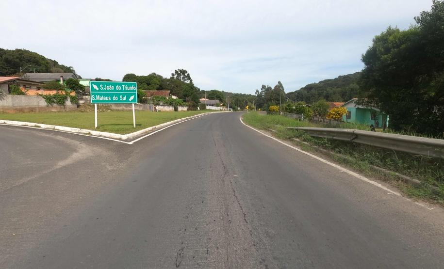 DER/PR publica edital para restaurar rodovia entre Palmeira e São Mateus do Sul