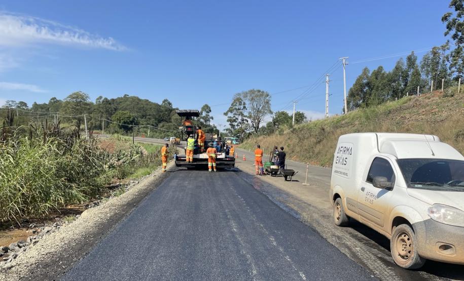 PR-160 pavimentação entre Imbaú e Reserva