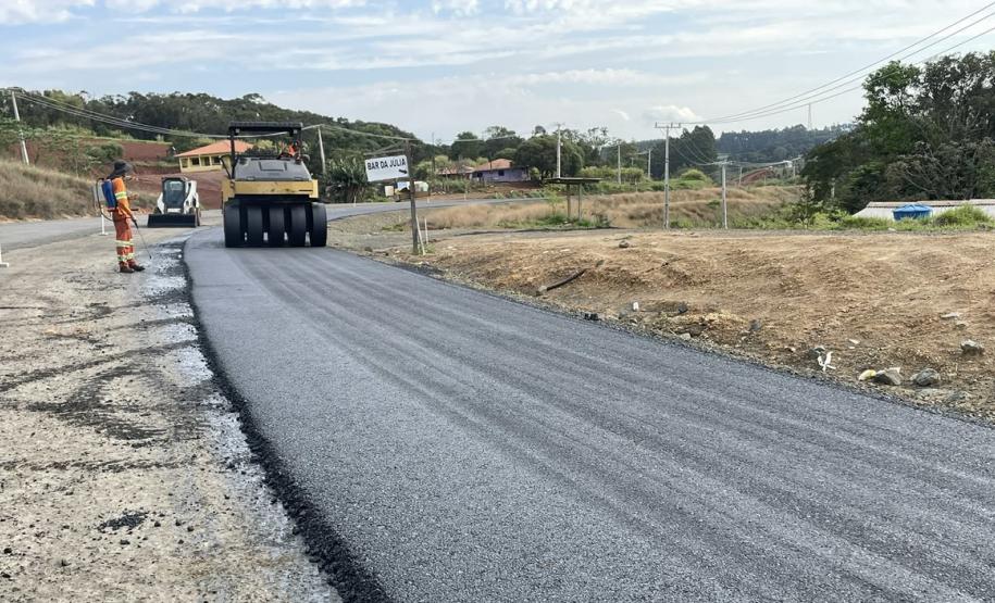 PR-160 pavimentação entre Imbaú e Reserva