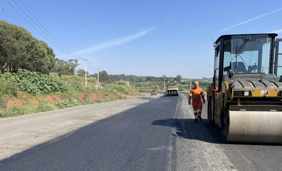 PR-160 pavimentação entre Imbaú e Reserva