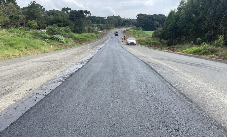 PR-160 pavimentação entre Imbaú e Reserva