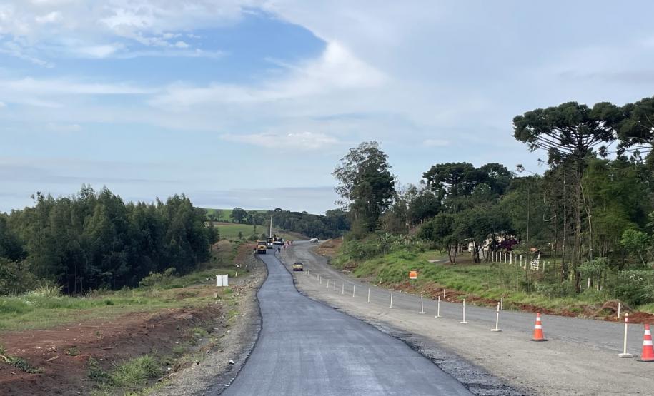 PR-160 pavimentação entre Imbaú e Reserva