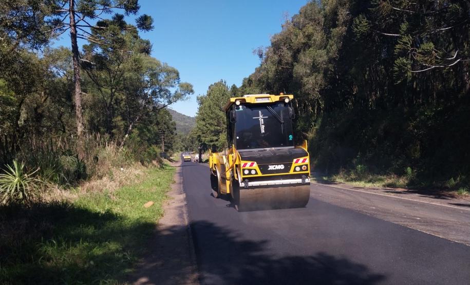 Rodovia entre Bituruna e General Carneiro tem sistema pare-e-siga