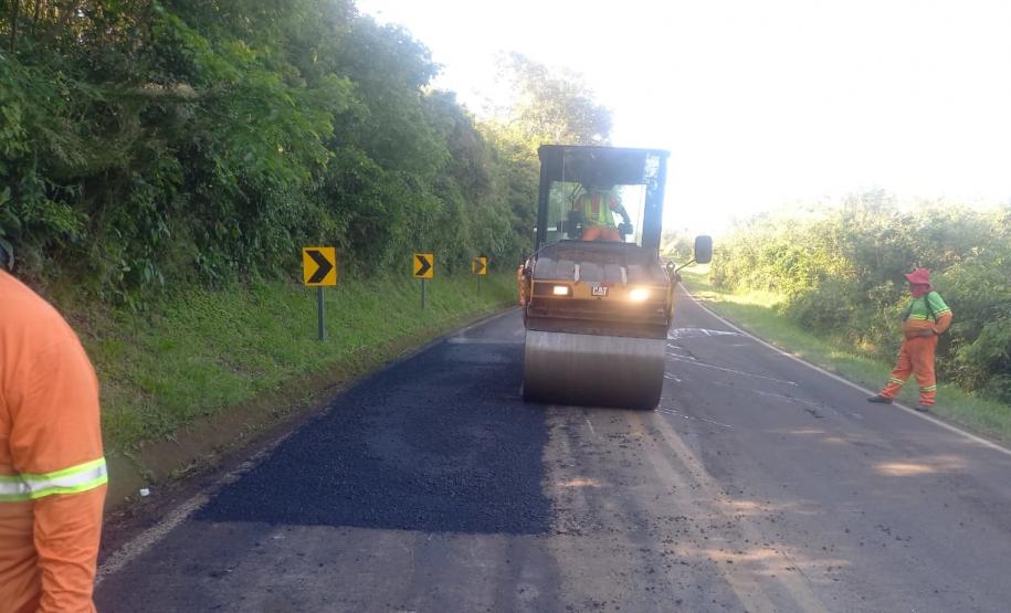 Rodovia entre Manfrinópolis e Salgado Filho tem tráfego em sistema pare-e-siga