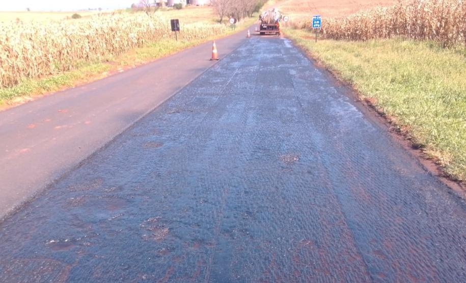 Rodovia entre Santa Cruz de Monte Castelo e Querência do Norte tem operação pare-e-siga