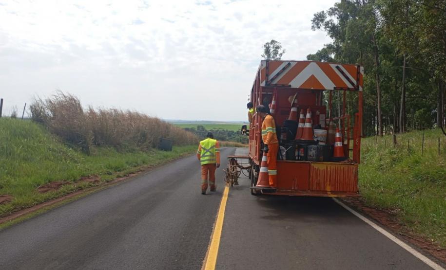 PR-340 tem sistema pare-e-siga no trecho entre Guaraci e Centenário do Sul