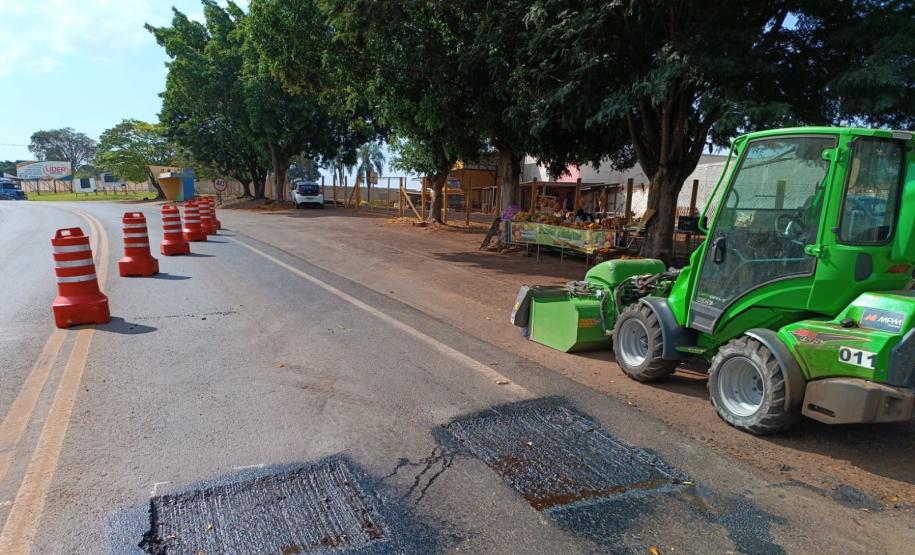 PR-457 em São Pedro do Ivaí tem tráfego em sistema de pare-e-siga