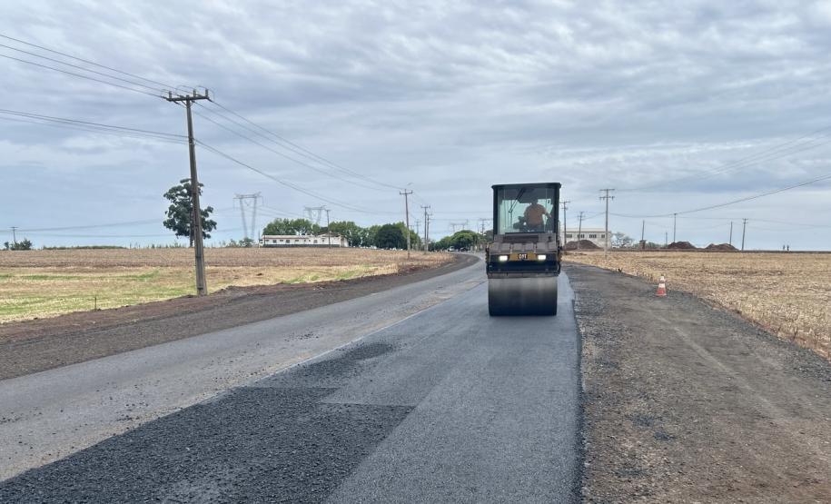 Rodovia entre Vera Cruz do Oeste e São Pedro do Iguaçu tem serviços na pista