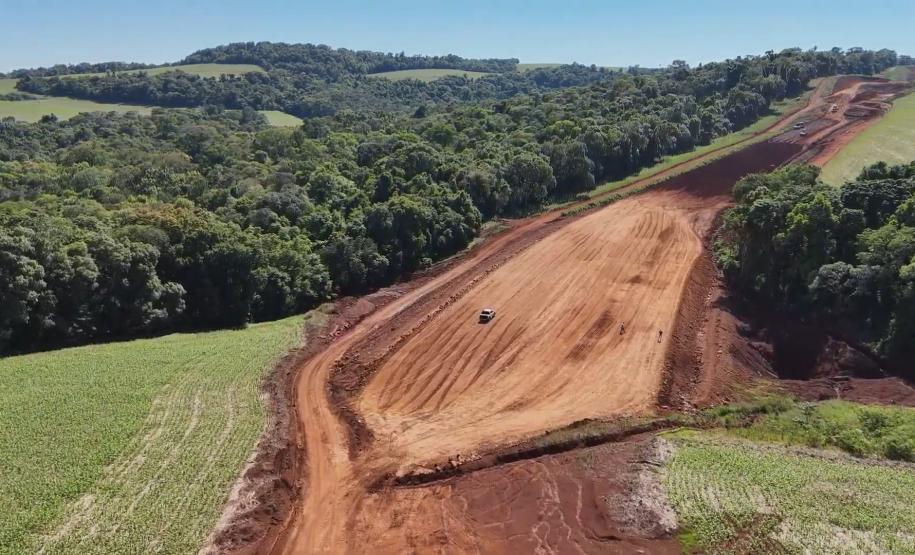 PR-916 implantação do lote 2 do Contorno Noroeste de Pato Branco