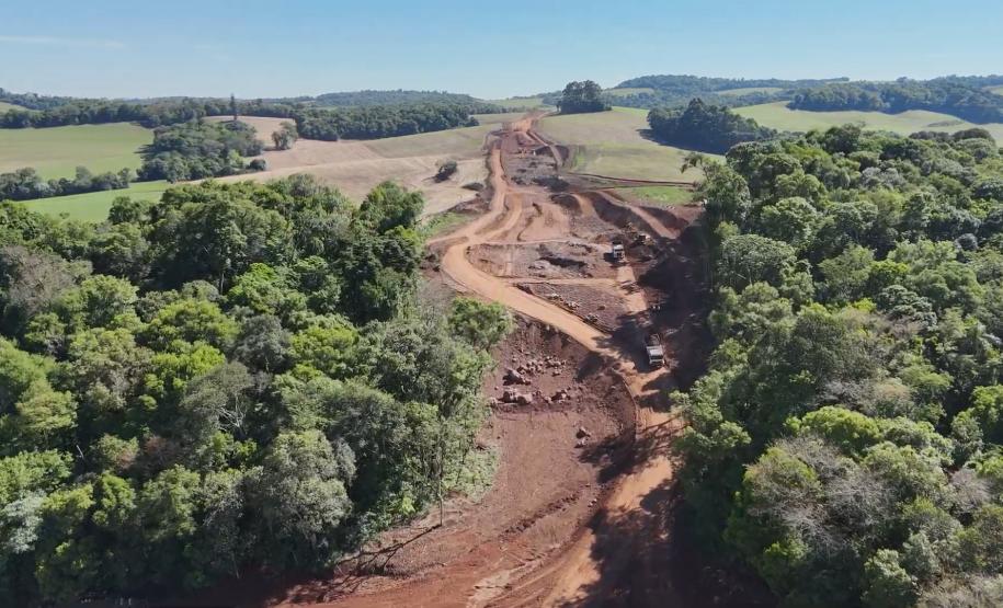 PR-916 implantação do lote 2 do Contorno Noroeste de Pato Branco