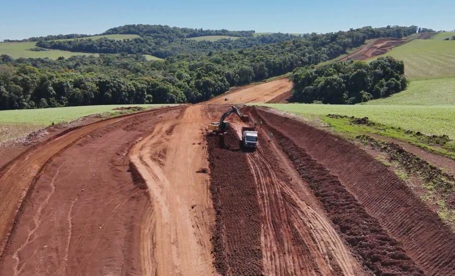 PR-916 implantação do lote 2 do Contorno Noroeste de Pato Branco