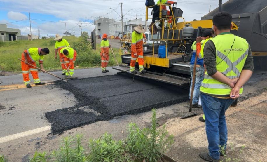 DER/PR tem serviços em andamento em rodovia de Pinhalão