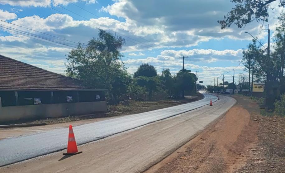 PRC-466 está com tráfego em pare-e-siga no perímetro urbano de Borrazópolis