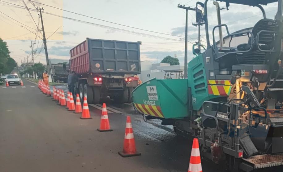 PRC-466 está com tráfego em pare-e-siga no perímetro urbano de Borrazópolis