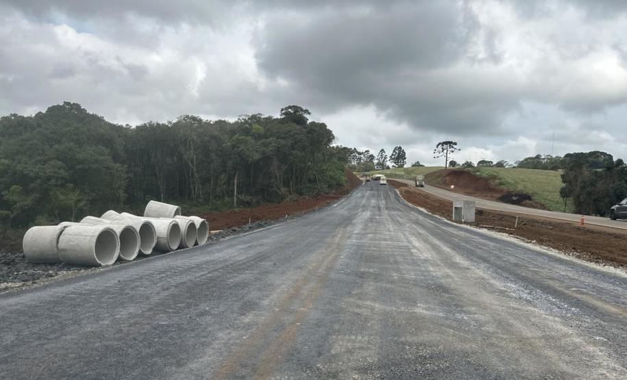 Duplicação da PRC-466 entre Pitanga e Turvo chega a 57,82%